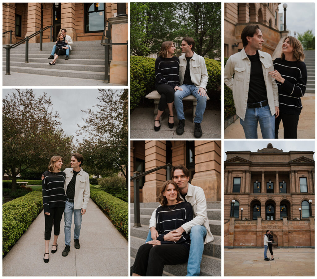 Spring engagement session in Des Moines, Iowa