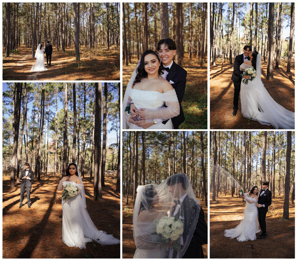 Queer winter elopement in William Goodrich Jones State Forest