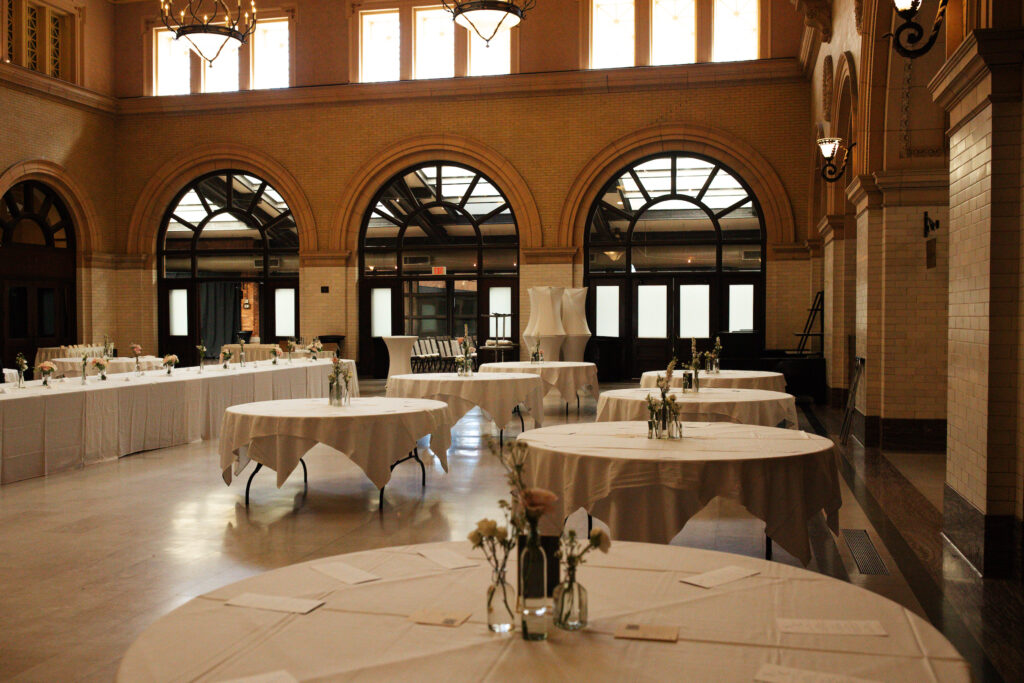 The Great Hall at this Depot Minneapolis Wedding