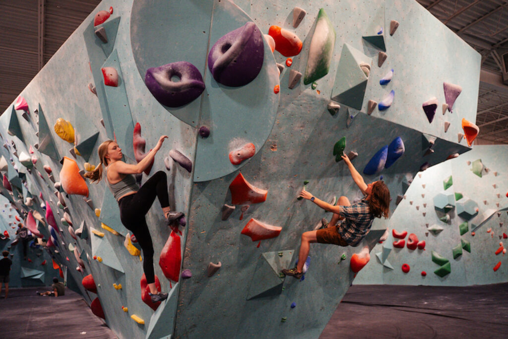 Minneapolis Bouldering Project engagement session