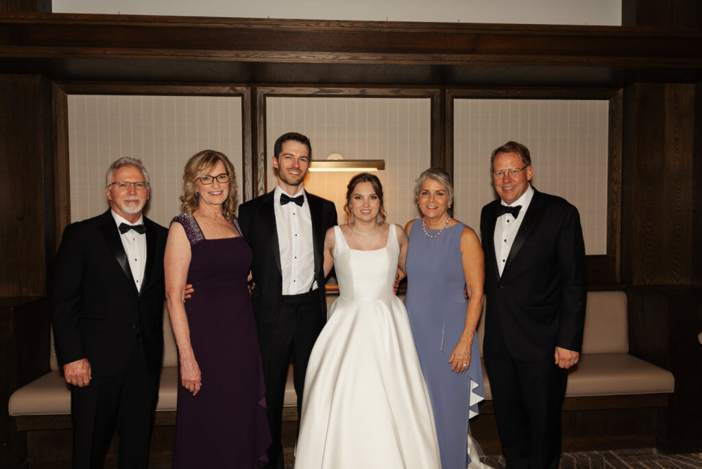 Saint Paul Town and Country Club wedding family portraits
