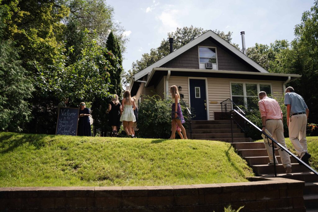 Backyard wedding in Saint Paul, Minnesota