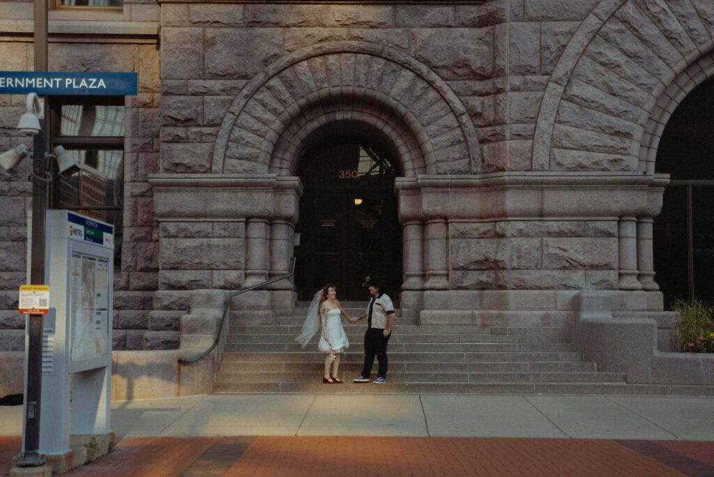 Elopement at Minneapolis City Hall in Minneapolis, Minnesota 